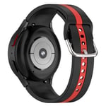 Samsung Galaxy Watch 6      Silicone Strap   Black/Red