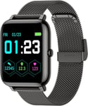 KALINCO Montre Connectée Hommes Femmes Enfant Montre Sport Podometre Moniteur de Sommeil/Fréquence Cardiaque Tension artérielle SpO2 Smartwatch Montre Intelligente Bracelet Connecté pour Android iOS