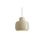 Woud Taklampe Stor Beige