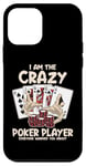 Coque pour iPhone 12 mini Joueur de poker fou Texas Holdem Poker Hands Player Poker