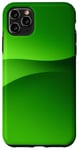 Coque pour iPhone 11 Pro Max Design abstrait vert minimaliste