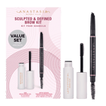 Anastasia Beverly Hills Sculpted & Defined Brow Kit. Värde set – 25% besparing.
Lyft, skulptera och definiera brynen på språng med dessa populära produkter från Anastasia Beverly Hills. Fyll i och detaljera på professionell nivå med Full-Size Brow