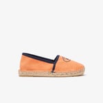 Lacoste Espadrilles Uhabia femme Taille 36 Orange/marine