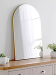 Yearn Delicacy Overmantle Wood Frame Wall Mirror, 75 x 50cm