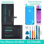 XS MAX 3174 mAh-Beikesoi Puce Originale Batterie Pour Iphone 5s 6 6s 7 8 Plus X Xr Xs Max Batterie Pour Iphon
