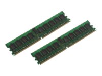 Coreparts - Ddr2 - Sats - 4 Gb: 2 X 2 Gb - Dimm 240-Pin - 667 Mhz / Pc2-5300 - Registrerad - Ecc