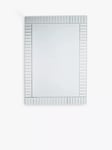 Laura Ashley Capri Bevelled Glass Rectangular Wall Mirror, Clear