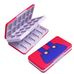 Rouge - 48 In 1 For Nintendo Switch Oled Lite Accessories Cute Game Card Case Sd Cards Pink Shell Switch Storage Box For Nintendo Switch