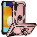 Samsung Galaxy A13 5G      Military Armour Ring Case    RoseGold