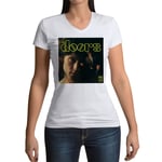 T-Shirt Femme Col V The Doors Jim Morrison Album Cover Rock 70's