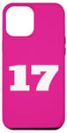 Coque pour iPhone 13 Pro Max The Number 17 Seventeen Sports Team Back Print Assorti