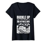 Womens Buckle Up We The People Are In For A Ride V-Neck T-Shirt