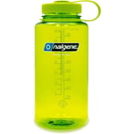 Nalgene Wide Mouth Sustain Tritan 50% Recycled 1L Bottle Spring Green