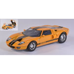 FORD GT CONCEPT 2004 YELLOW WITH BLACK STRIPES 1:12 MotorMax Auto Stradali