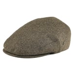 (62-63cmKhaki) Villa Tweed Herringbone Flat Cap Newsboy Caps Miesten Naiset Classic Cabbie Kuljettajan hattu Baretti Miesten Golf Metsästys Ivy Hatut