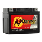 MC Batteri Banner Bike Bull YTX4L-BS 50314 AGM