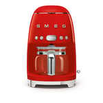 Smeg - Drip Coffee Machine Red - Kaffemaskiner och kaffebryggare