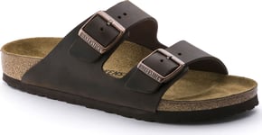 Birkenstock Unisex Arizona Oiled Leather Regular Habana, 36