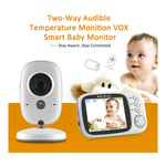Annke - 3.2 Pouces lcd Baby Monitor ir Vision Nocturne 2 Voies Parler Vidéo Nounou Radio Babysitter Maison Intelligente Cam