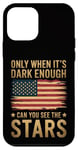 iPhone 12 mini Only When It's Dark Enough Can You See The Stars US Flag Case