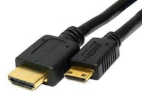 Mr. Gadget Solution® HDMI To Mini HMDI Cable for HD TV/Cameras/camcorders, MP3 players, & other HDMI devices – 2m