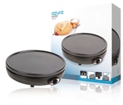 NEW AZURA AZ-FC40 30CM CREPE PANCAKE MAKER, VERSATILE, EASY CLEAN, 1000W