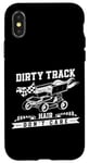 iPhone X/XS Dirt Track Racing Race Sprint Car Vintage Girl Mom Dirt Case