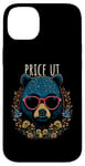 Coque pour iPhone 14 Plus Price Utah Ours portant des lunettes de soleil et des fleurs