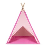 Indiskt tipi-tält, rosa wigwam för barn