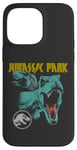 Coque pour iPhone 14 Pro Max Jurassic World T-Rex Rock Band Distressed Logo