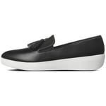 Mocassins FitFlop  TASSEL SUPERSKATE TM BLACK LEATHER 4