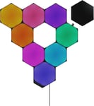 Nanoleaf Shapes Ultra Black Hexagon utvidelsespakke (3 paneler)