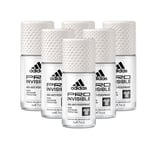 Adidas Women PRO Invisible Roll-On Deodorant Antiperspirant Anti-Stain 50ml