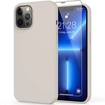 Qinzhijia Conçu pour iPhone 13 Pro Max Case, iPhone 12 Pro Max Case, Coque de Protection en Silicone Ultra Mince Antichoc avec [Doublure en Microfibre Douce Anti-Rayures], 6,1 Pouces