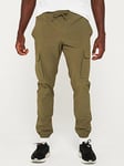 UNDER ARMOUR Mens Training Vibe Woven Cargo Pants - Green, Green, Size Xl, Men