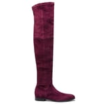 Over-knee boots Simple Alba DKI055-AJ8-0247-7878-0 Mörkröd