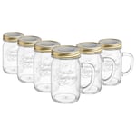 Quattro Stagioni Mason Jars 415ml Pack of 6