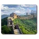 Computer Mouse Mat - The Great Wall of China Office Gift #13035