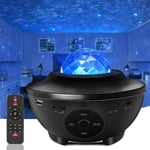 Projecteur De Ciel Etoile Led Fochdo,Projecteur Galactique Avec Telecommande,Projecteur De Lumiere Etoilee Avec Haut-Parleur Bluetooth/Etoile/Vague D'Eau Cadeau Pour Les Enfants