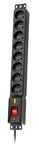 Lestar - Lath Power 8 sockets, Rack 19'', 1.5 m