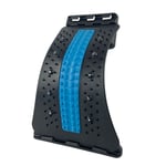 Back Massager Board Level Lumbar Back Cracker Stretcher Board Spievel Blue Black