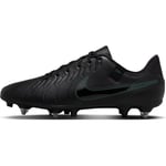 Nike Homme Legend 10 Academy SG-Pro AC Soccer Shoe, Black/Black-Deep Jungle, 42 EU