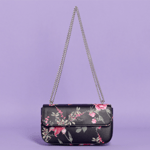 Sac Baguette Fantaisie Iris - Fuchsia/Noir - Mimi Mua