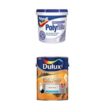 Polycell Fine Surface Filler Tub, 500 g Easycare Washable and Tough Matt (Natural Hessian)