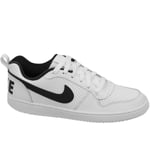 Nike Court Borough Low Gs Svarta,vit 39