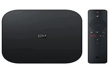 Mi TV Box S - Lecteur 4K Ultra HD Streaming - Bluetooth, HDR, Wi-FI, Assistant Google avec Chromecast, Compatible Android, Contrôle de Recherche vocale - Netflix, 8 Go