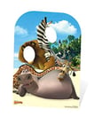 STAR CUTOUTS Madagascar Stand in SC971 Cardboard Cutout Marty, Alex, Lion, Zebra & Hippo Party & Birthday Supplies Height 130cm, Solid, Stand in, Regular