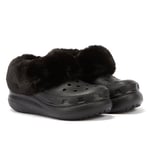 Crocs Furever Crush Clog WoMens Black Comfort Shoes material_Synthetic - Size UK 5