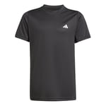 adidas Boy's Boys Club Tennis T-Shirt, Black, 5-6 Years