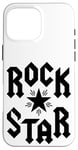 iPhone 16 Pro Max Cool Rock and Roll Star, I Love Rock Loud Music, Rock & Roll Case